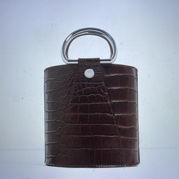 Zara Mock Croc Mini Bucket Bag - Picture 4 of 11